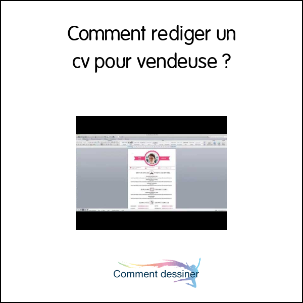 Comment rediger un cv pour vendeuse